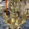 Ayyapan Vilakku in Solid Brass Diya Large size 12 inches