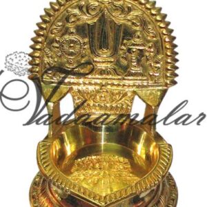 7" Buy Online Brass Vishnu Deepam Lamp Diya Vilakku