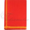 Hindu Puja Cotton Dothi Dhoti with Shawl Red