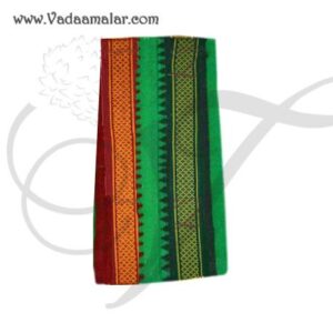 Pure Cotton Angavastram for Dothi Towel Mens Traditional Towels - Brown