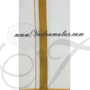 Pure Cotton Angavastram for Dothi Towel Mens Traditional Towels