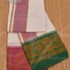 6.2 meters/ 9 x 5 yards Hindu Puja Half White Colour Cotton Dhoti Buy Now