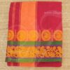 6.2 meters/ 9 x 5 yards Hindu Puja Red Colour Cotton Dhoti