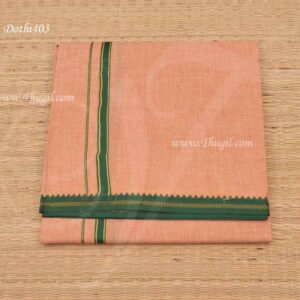 2 Meters Hindu Puja Kavi Cotton Dothi Dhoti Vesti Chadar