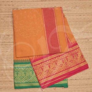 2 Meter Hindu Puja Kavi Cotton Dothi Vesti Chadar