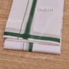 Kids Size White Cotton Dhothi Vesti for Boys 65 x 29 inches