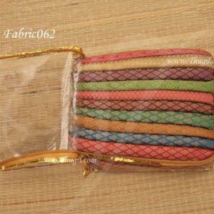 Navaratri Pooja Gift Fancy Blouse Bit Fabric different colours 1 Meter for (10 pieces)