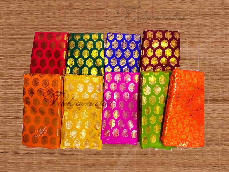 Gold Foil Print Mango Design for Backdrop decorations running material