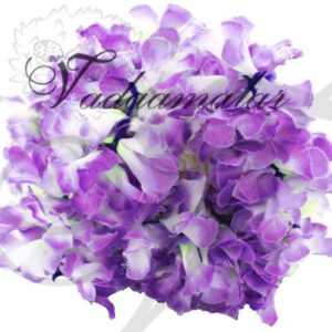 Best artificial light purple lush lavender with white flowers for decorating homes - 10 meters