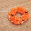 Flowers Cloth Decoration For Deity God Orange Veni