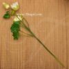 Lotus flower with stem and leaves white colour Artificial Plants Buy Now