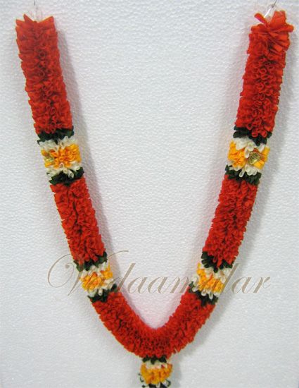 20" one side Garlands Orange artificial flower synthetic cloth garland