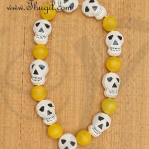 15" Plastic Lemon Skull Maala for Amman Idol Statue Decorations Buy Now