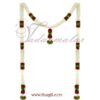 Garlands Doorway decorative white garland - washable Andal Maalai