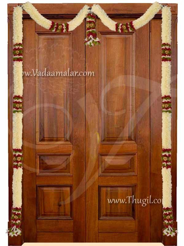 62" tall Jasmine Design Flower Door Decorative Synthetic