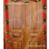 Decorative orange and Green garland Door decoration Synthetic flowers- washable