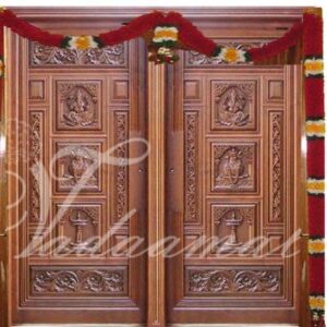 Festival Mandap Hall Decorative Red garland decoration Synthetic flowers - Large