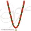 3 meter full length Long size garland washable orange mala