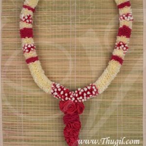 Jasmine and Rose Petals Design Garland Synthetic Buy now