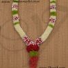 30" Maroon Color Wedding Synthetic Jasmine Garlands Maala Garland
