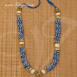 Blue color Synthetic Garland.