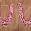 Wedding garlands rose petals available Light Pink Malai Bridal Garland buy online
