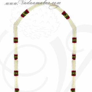 Anadal Malai Garland for Alankaram Synthetic Flowers 30 inches (one side)