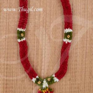 Eco friendly Flower Garlands Mala Synthetic deocrations Available Online 24 inches