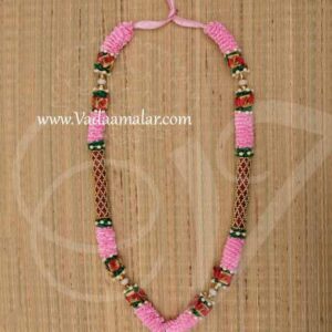 Maalai For Statue Photo and Wedding Rose Colour Synthetic Garlands Buy Now 25"