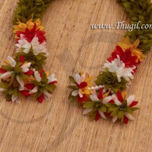 Green Wedding Mathu Malai Artificial Flower Garland Deity Garlands Buy Now 17 inches