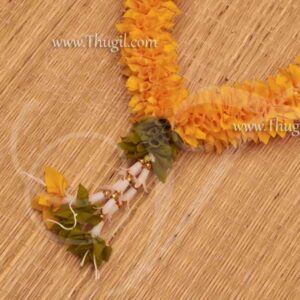 Yellow Indian Design Wedding Artificial Flower Garlands Buy Now 26"
