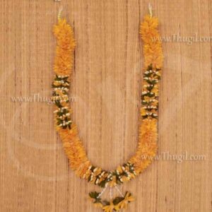 Yellow Indian Design Wedding Artificial Flower Garlands Buy Now 22"