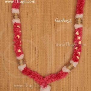 Pink with White Indian Design Wedding Artificial Flower Garlands Buy Now 38 inch