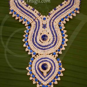 Hindu Deity Ornaments Statue Goddess Necklace Jewelry 9"