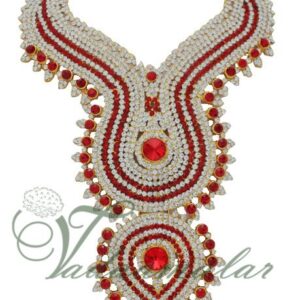 Buy Online Temple Jewellery Stone Necklace Ornaments for Hindu Jewelry for Deity
