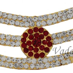 Tripundra Symbol Jewelry Vibuthi Patta Pattai Statue Diety Amman 3.5 Inches