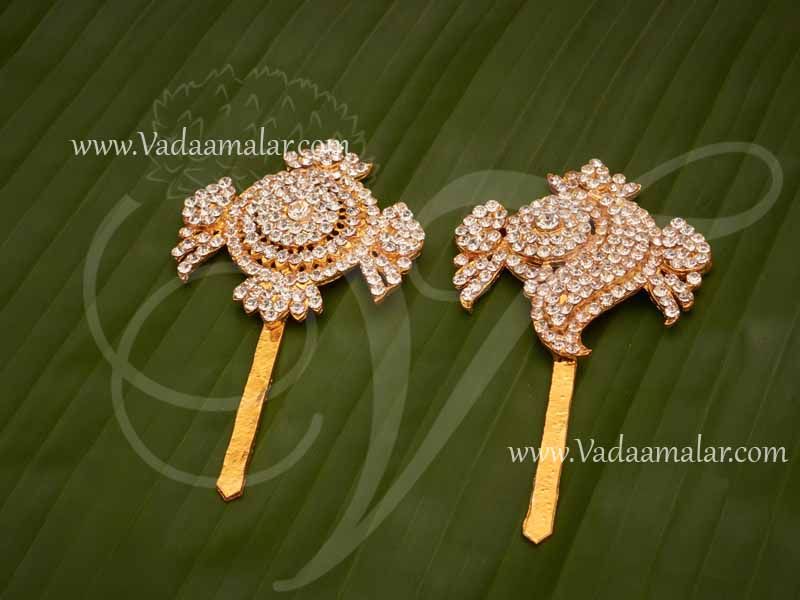 Shanku Chakra Perumal Ornaments Balaji Ornaments 3.5 Inches