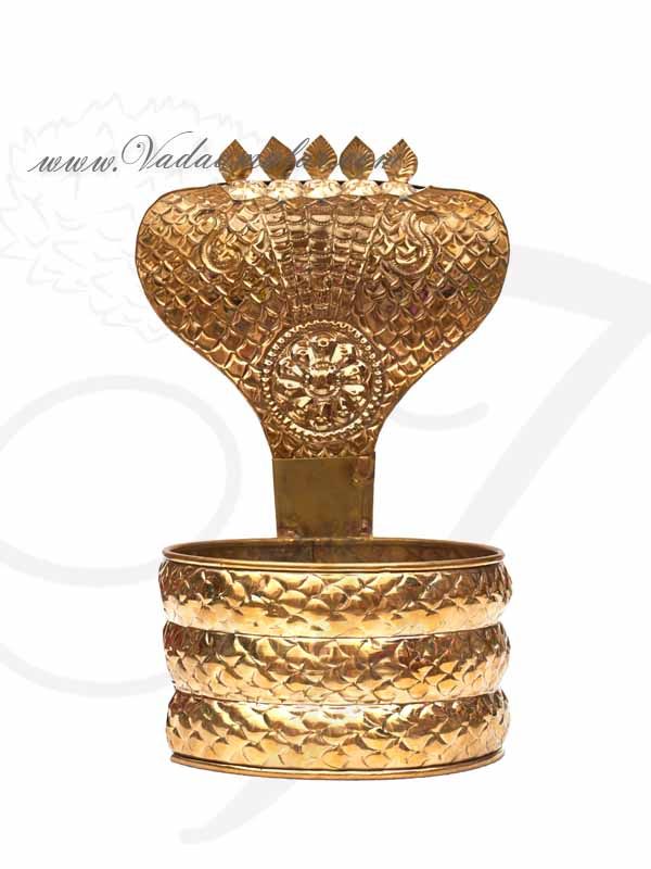 Nagabharanam Shiva Lingam Snake Decoration 12"