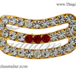 Tripundra Symbol Jewelry Ornament Vibuthi Patta Pattai Statue Diety Siva Jewellery