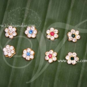 Tikka Holy Bindi forehead Statue Ear Studs Idols Hindu Diety Buy now