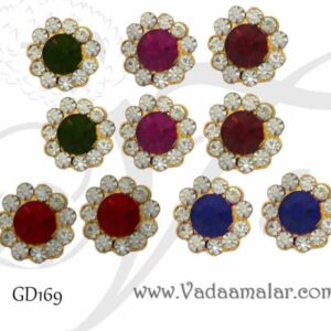 Tilak Tikka Symbol Jewelry Ornament for forehead Statue Hindu Diety Jewellery 0.5 inches (10pcs)