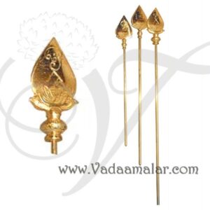 5 feet / 60 inches Vel for Murugar Murugan Shakti Brass Metal Symbol weapon Online