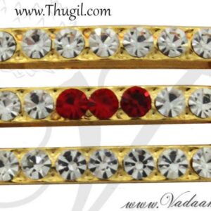 Tripundra Symbol Jewelry Vibuthi Patta Pattai Statue Diety Siva 1.6 inches