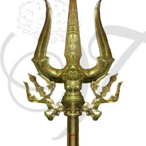 4 Feet / 48 inches Trishul Soolam for Amman Shiva Shakti Brass Metal Buy Online