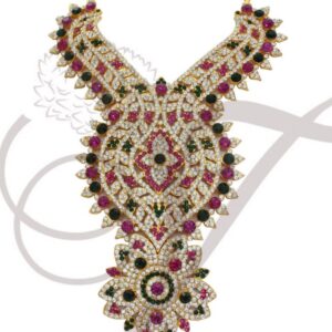 Hindu Idol Ornaments Kavasam Multi Stone Necklace Haarams Jewellery Buy Online