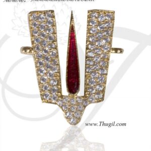 Namam Hindu Jewellery Sricharanam Sri Vaishnavites Iyengars Thirunamam 1.7inches