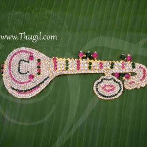 Veenai For Goddess Saraswathi Lord Ganesha Hindu Idol Decoration Buy Now 6 Inches