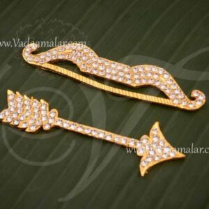 Vil Ambu for Amman Metal Weapon Symbol Jewelry Goddess Ornament Buy Now 3"