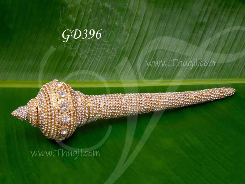 Lord Hanuman gada white stone weapon jewellery hindu Idol 13 inches