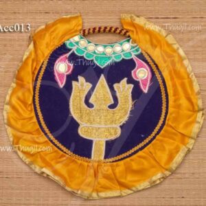 Alavattam Fan Soolam with Lion Design Visiri For Duga Devi Amman Alangaram 15 Inches